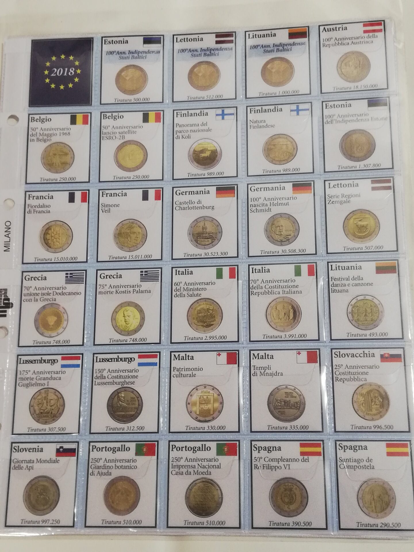 Raccoglitori di monete/banconote e francobolli - Collezionismo In vendita a  Milano