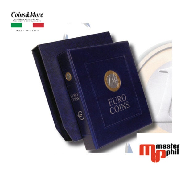 ALBUM Raccoglitore per MONETE della REPUBBLICA ITALIANA alta qualità  masterphil